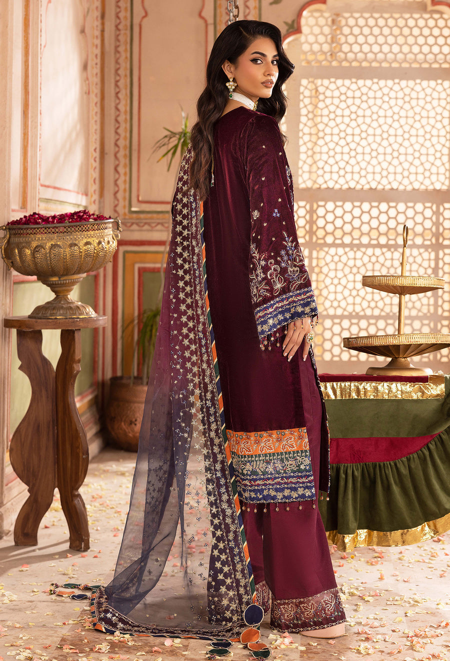 Adans Libas | Velvet 25 | 7520 V - Official Adans Libas stockist in UK - Sakeena London