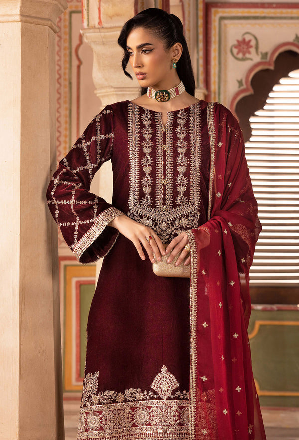 Adans Libas | Velvet 25 | 7528 V - Official Adans Libas stockist in UK - Sakeena London