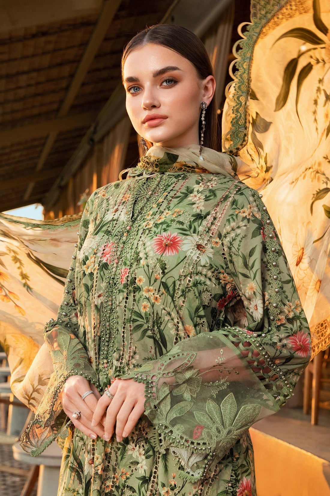 Maria B | M Prints 25 | MPT-2508-B - Official Maria B stockist in UK - Sakeena London