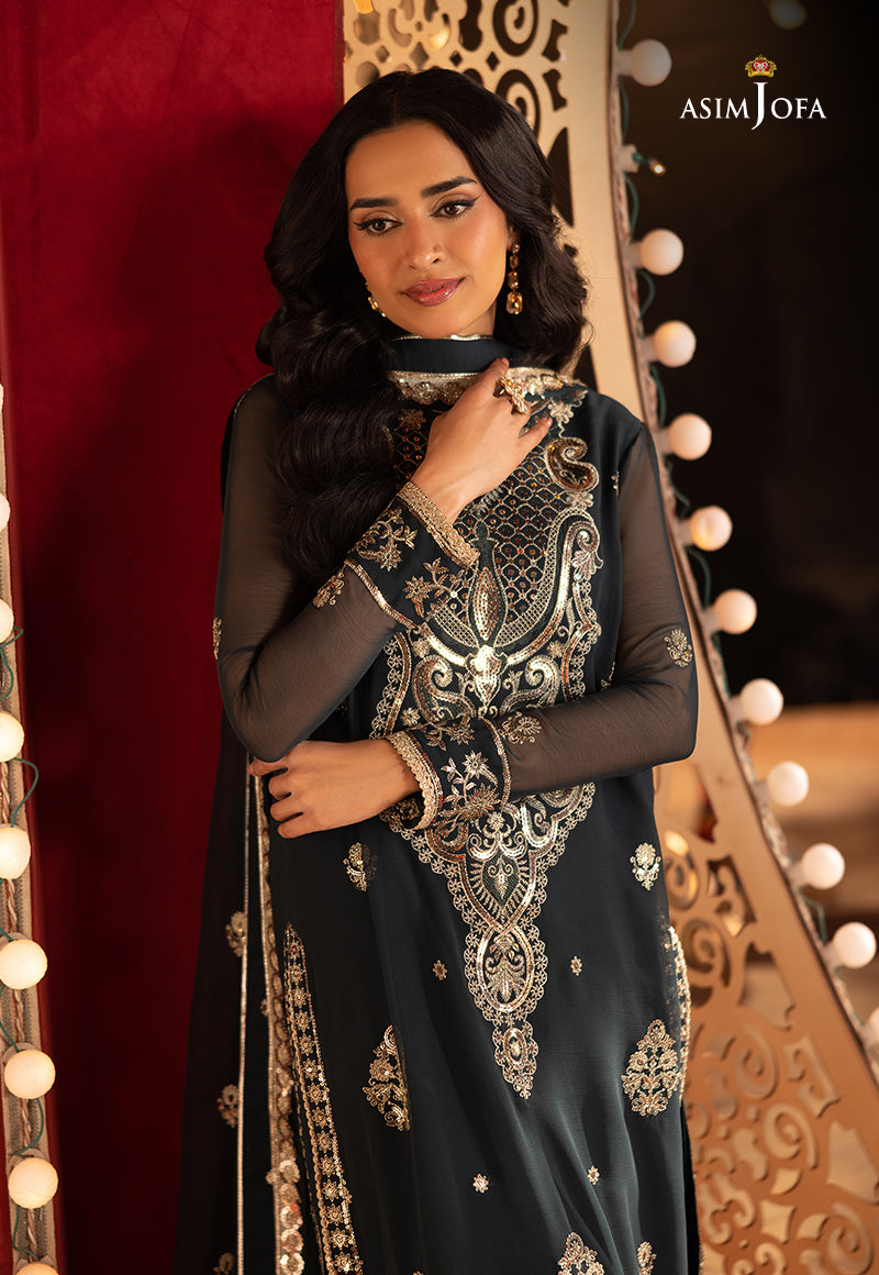 Asim Jofa | Festive Collection 25 | AJLLF-08 - Official Asim Jofa stockist in UK - Sakeena London