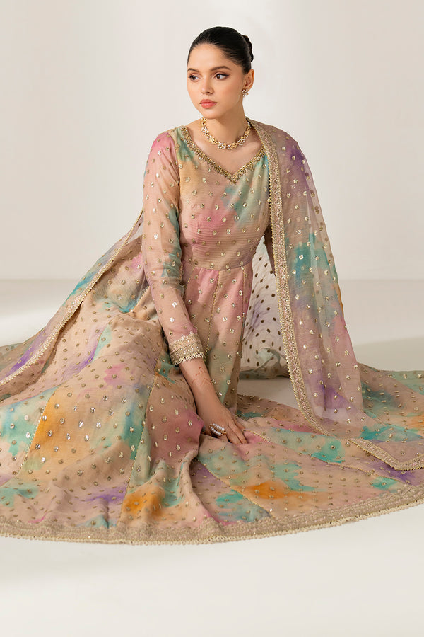 Baroque | Luxury Pret 25 | EMBROIDERED COTTON PATTI PR-1138 - Official Baroque stockist in UK - Sakeena London