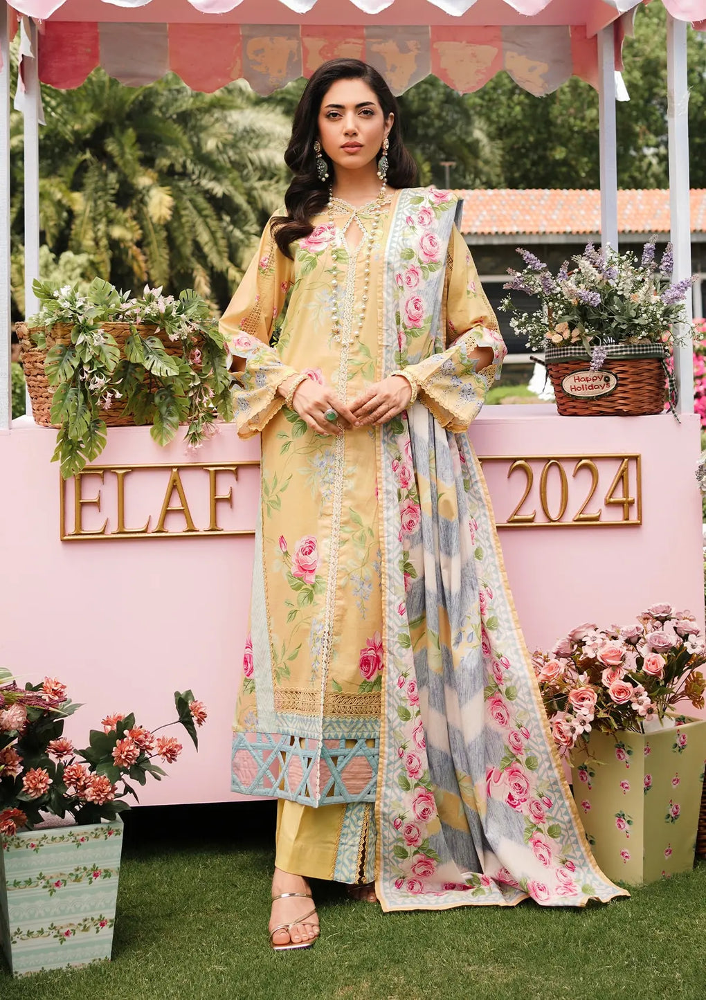 Elaf Premium | Printed Collection 24 | EEP-03A - Citrus Squad - Official Elaf Premium stockist in UK - Sakeena London