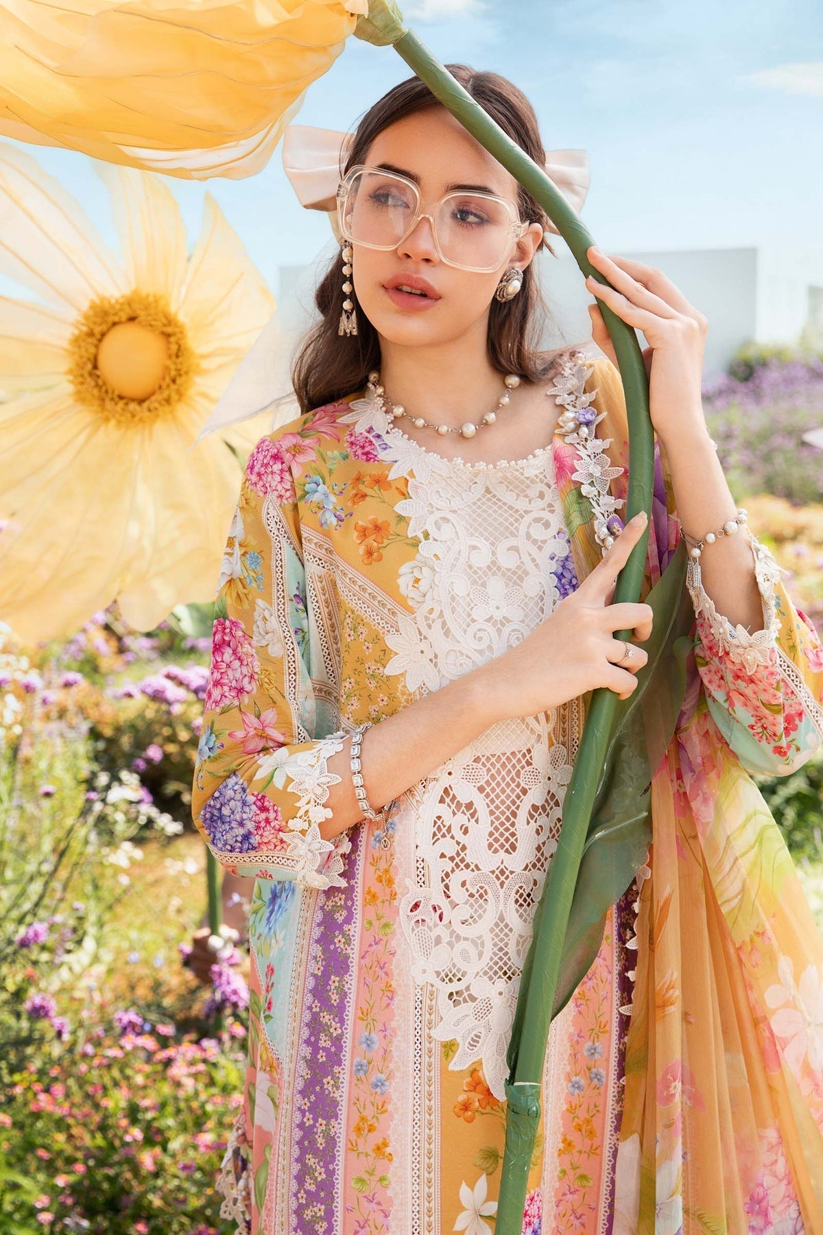 Maria B | M Prints 25 | MPT-2509-A - Official Maria B stockist in UK - Sakeena London