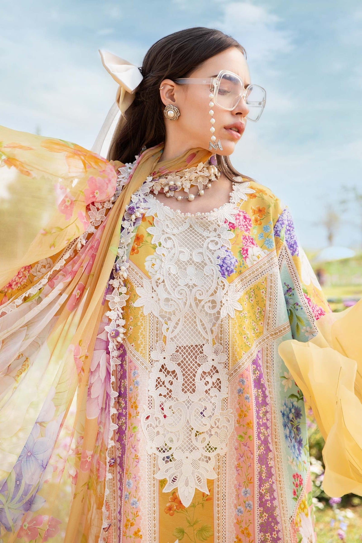 Maria B | M Prints 25 | MPT-2509-A - Official Maria B stockist in UK - Sakeena London