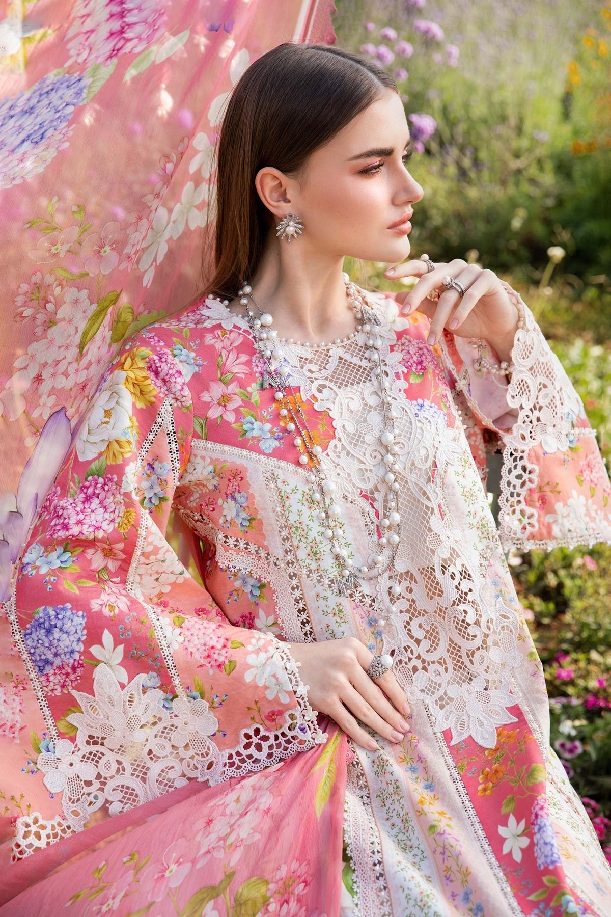Maria B | M Prints 25 | MPT-2509-B - Official Maria B stockist in UK - Sakeena London
