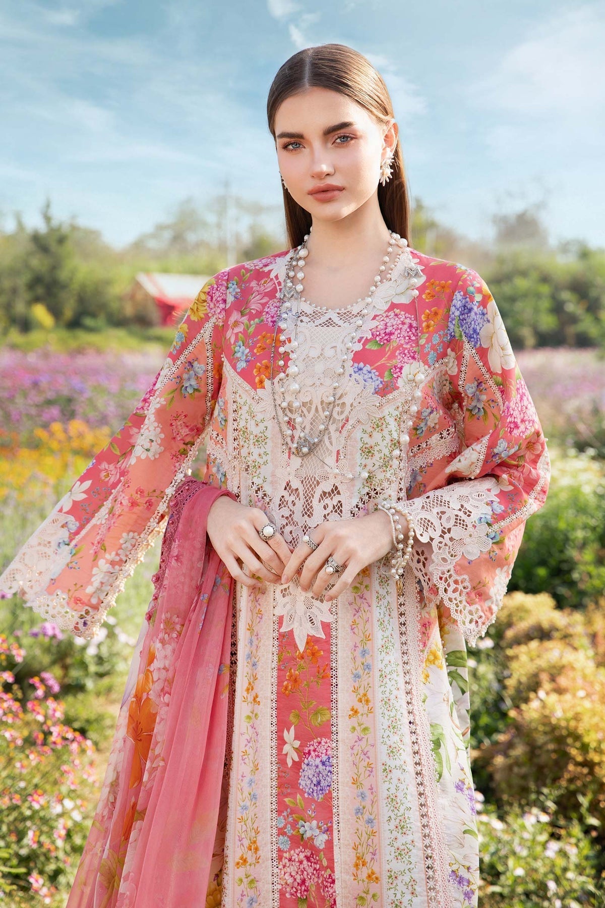 Maria B | M Prints 25 | MPT-2509-B - Official Maria B stockist in UK - Sakeena London