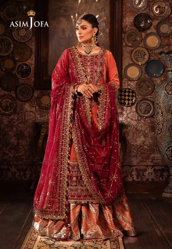 Asim Jofa | Makhmal Wedding Velvet 23 | AJMM-01 - Official Asim Jofa stockist in UK - Sakeena London