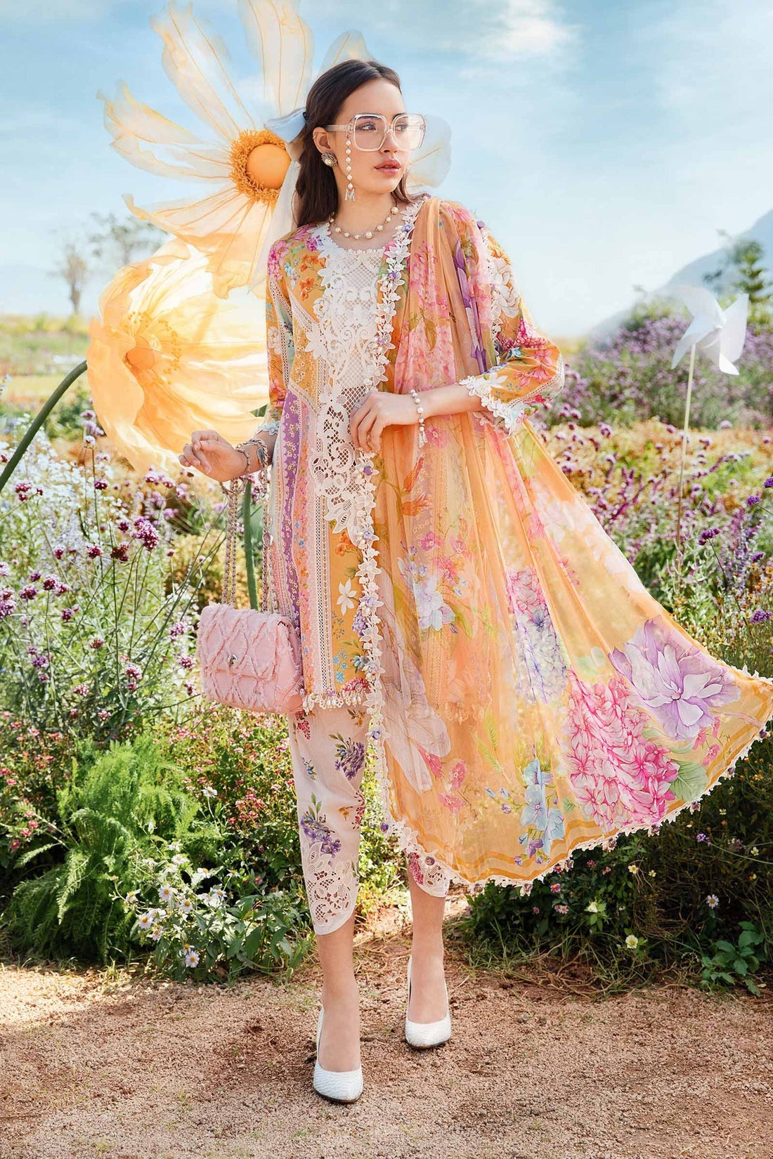 Maria B | M Prints 25 | MPT-2509-A - Official Maria B stockist in UK - Sakeena London