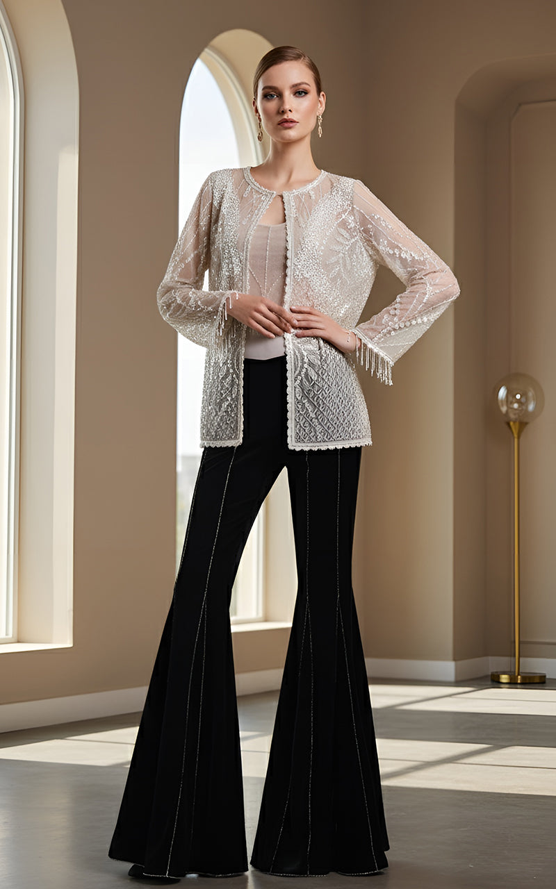 Threads and Motifs | Formal Dresses 25 | Embroidered Jacket - Official Threads and Motifs stockist in UK - Sakeena London