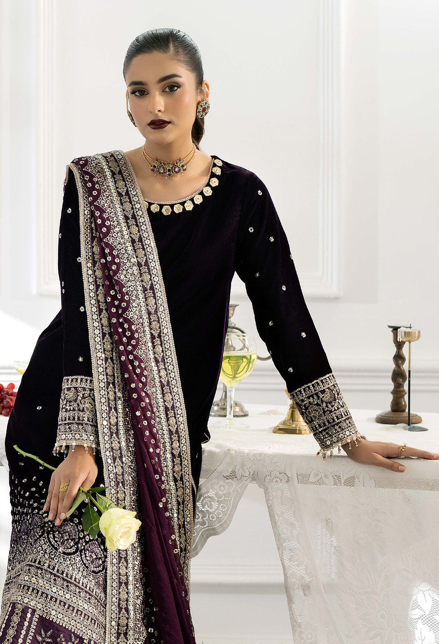 Adans Libas | Velvet 25 | VELVET 7780 - Official Adans Libas stockist in UK - Sakeena London