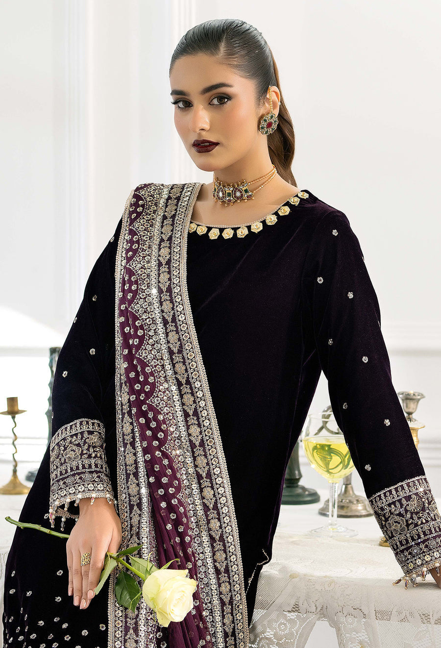 Adans Libas | Velvet 25 | VELVET 7780 - Official Adans Libas stockist in UK - Sakeena London