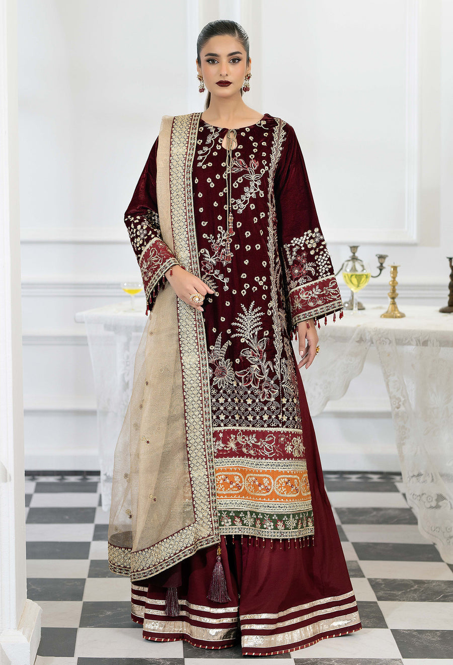 Adans Libas | Velvet 25 | VELVET 7781 - Official Adans Libas stockist in UK - Sakeena London