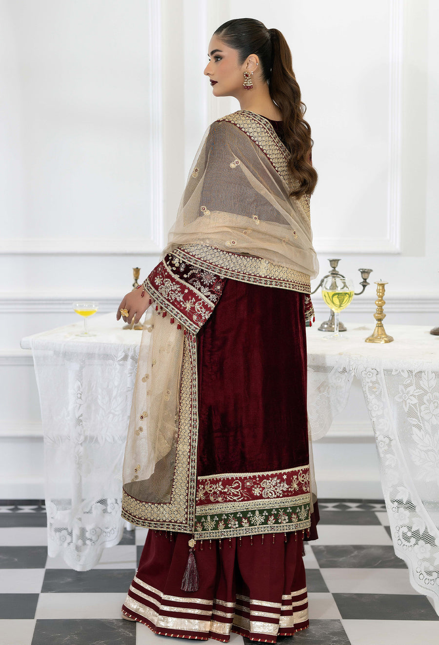 Adans Libas | Velvet 25 | VELVET 7781 - Official Adans Libas stockist in UK - Sakeena London