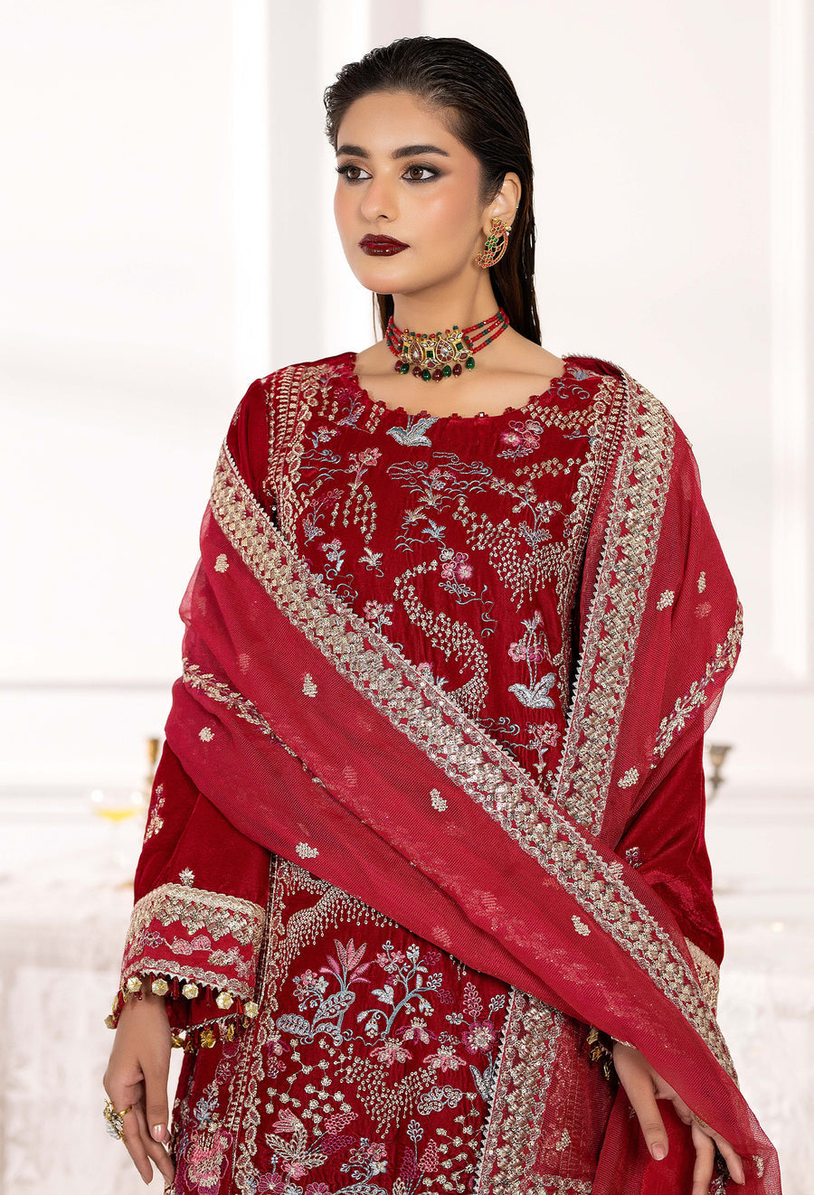 Adans Libas | Velvet 25 | VELVET 7784 - Official Adans Libas stockist in UK - Sakeena London