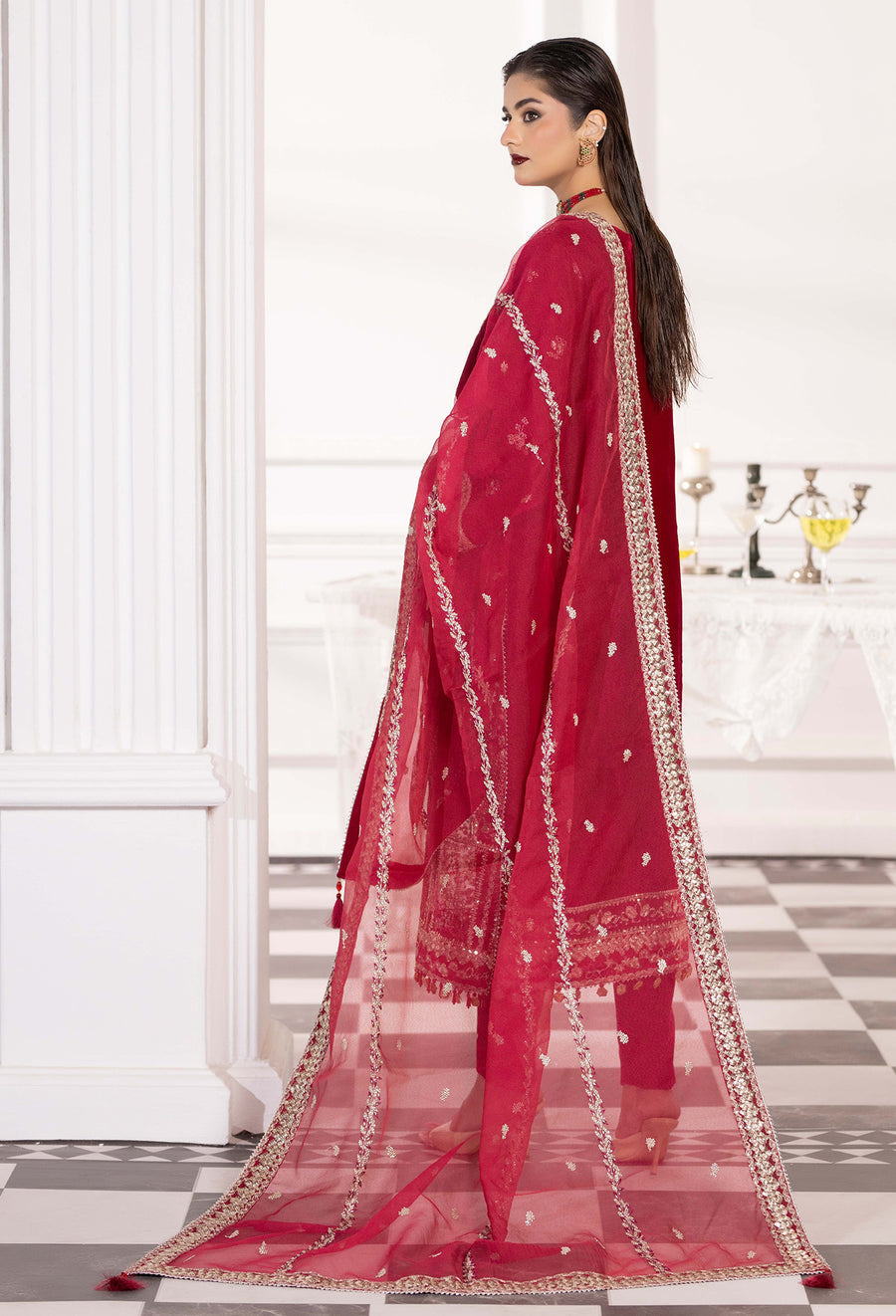 Adans Libas | Velvet 25 | VELVET 7784 - Official Adans Libas stockist in UK - Sakeena London