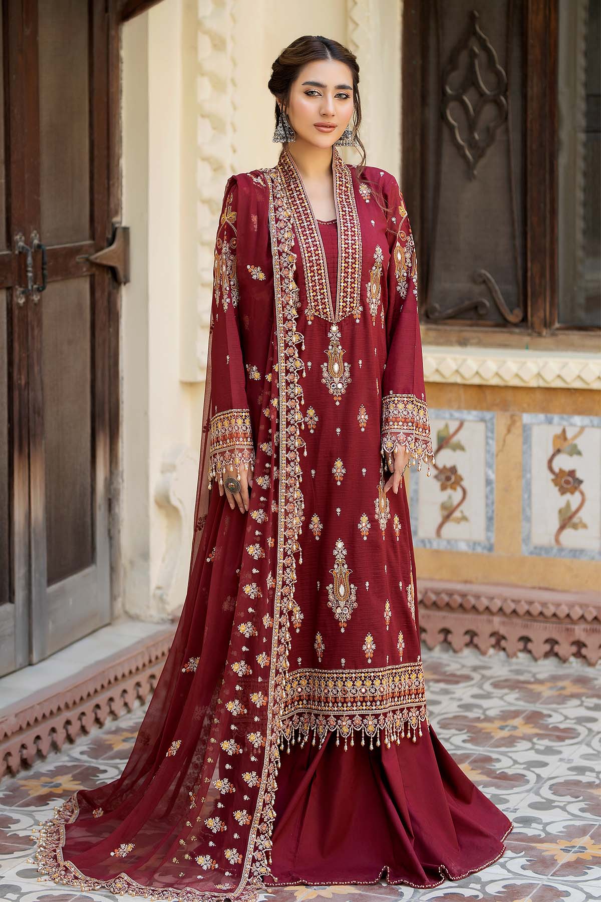 Raeesa Premium | Pankh Luxury Lawn | P -03 - Official Raeesa Premium stockist in UK - Sakeena London