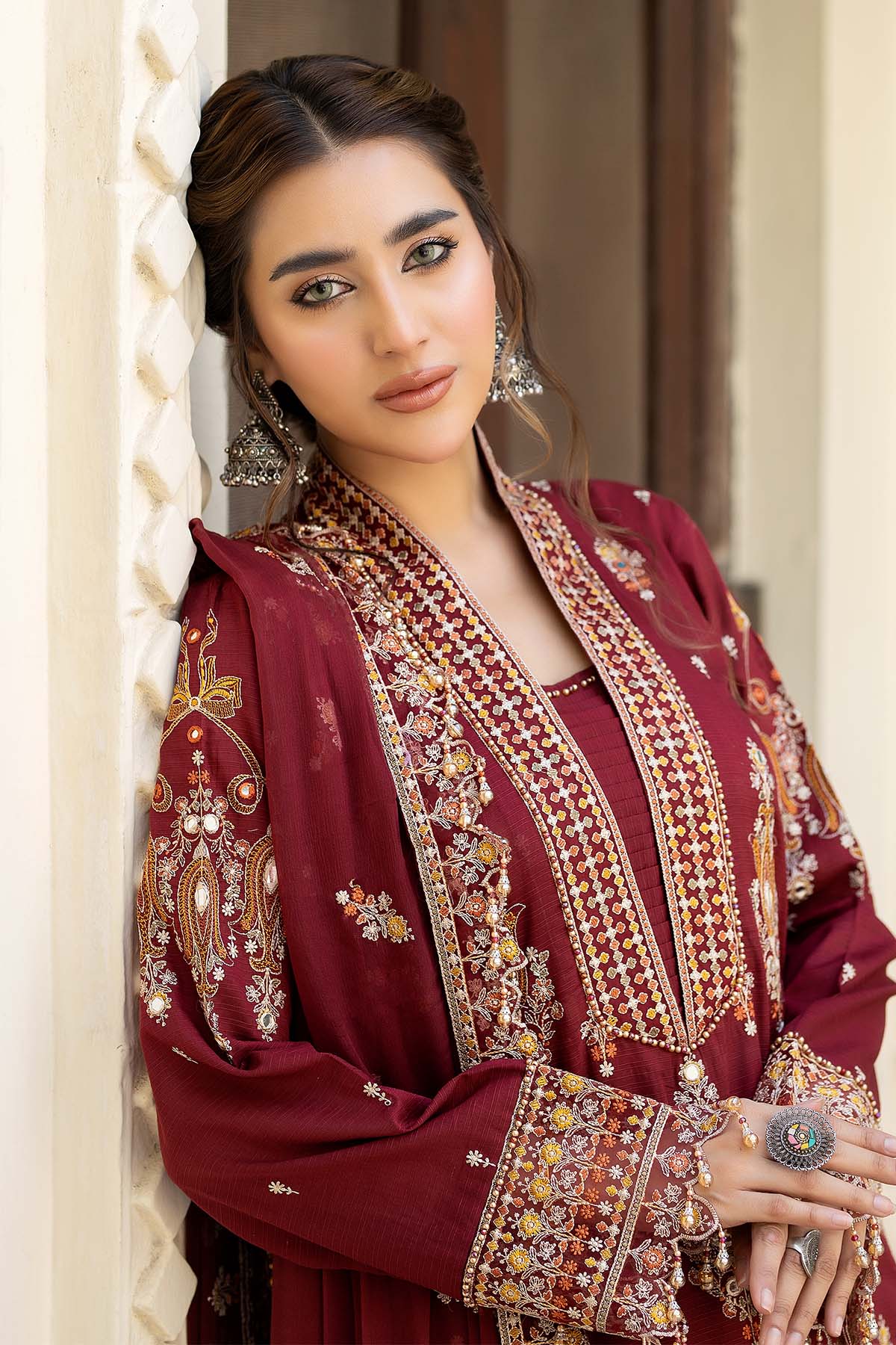 Raeesa Premium | Pankh Luxury Lawn | P -03 - Official Raeesa Premium stockist in UK - Sakeena London