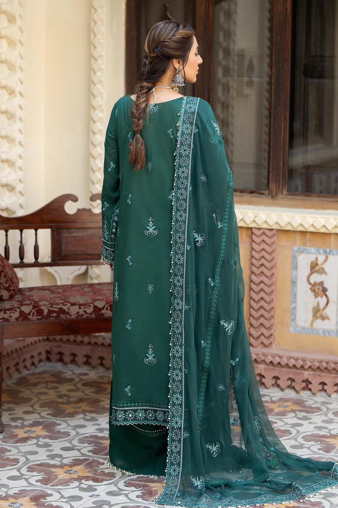 Raeesa Premium | Pankh Luxury Lawn | P -04 - Official Raeesa Premium stockist in UK - Sakeena London