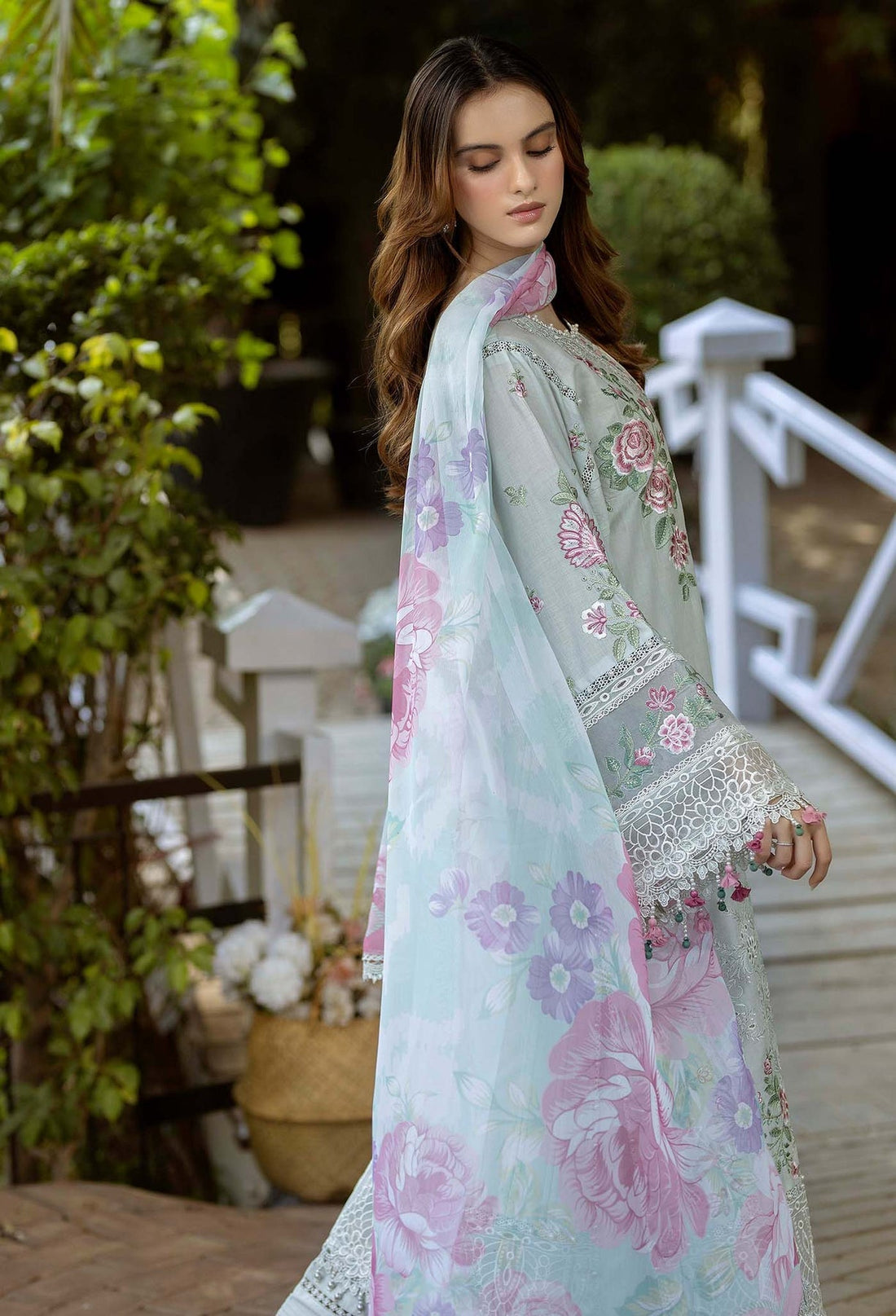 Adans Libas | Gardenia Lawn 25 | GARDENIA 2621 - Official Adans Libas stockist in UK - Sakeena London