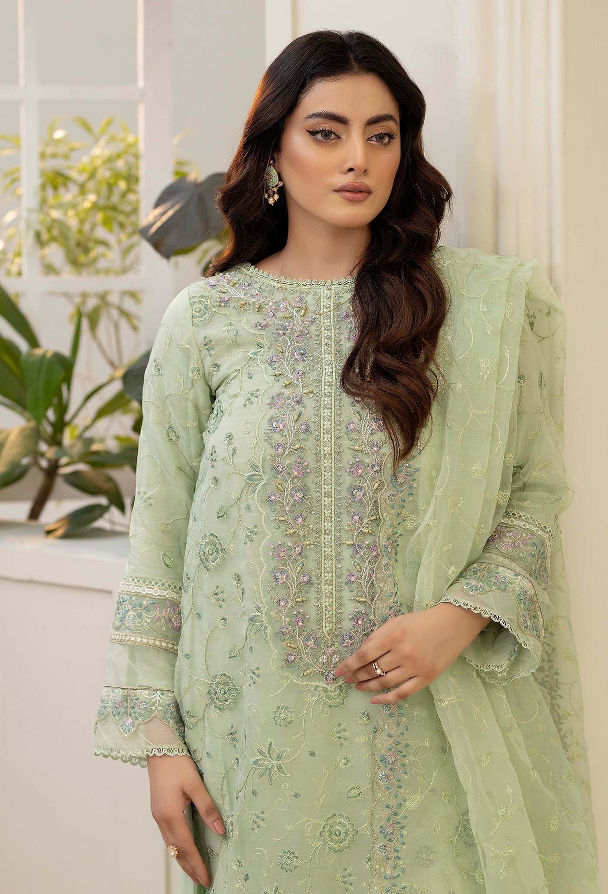 Adans Libas | Tissue De Luxe | DELUXE 444418 - Official Adans Libas stockist in UK - Sakeena London