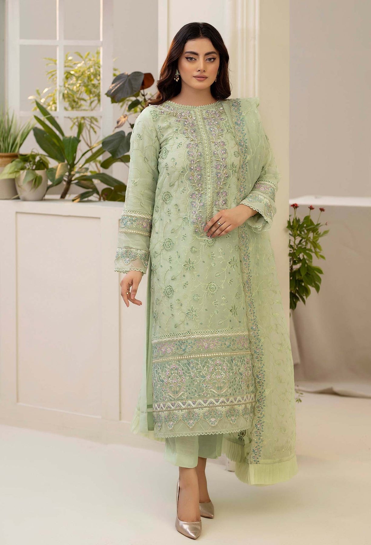 Adans Libas | Tissue De Luxe | DELUXE 444418 - Official Adans Libas stockist in UK - Sakeena London