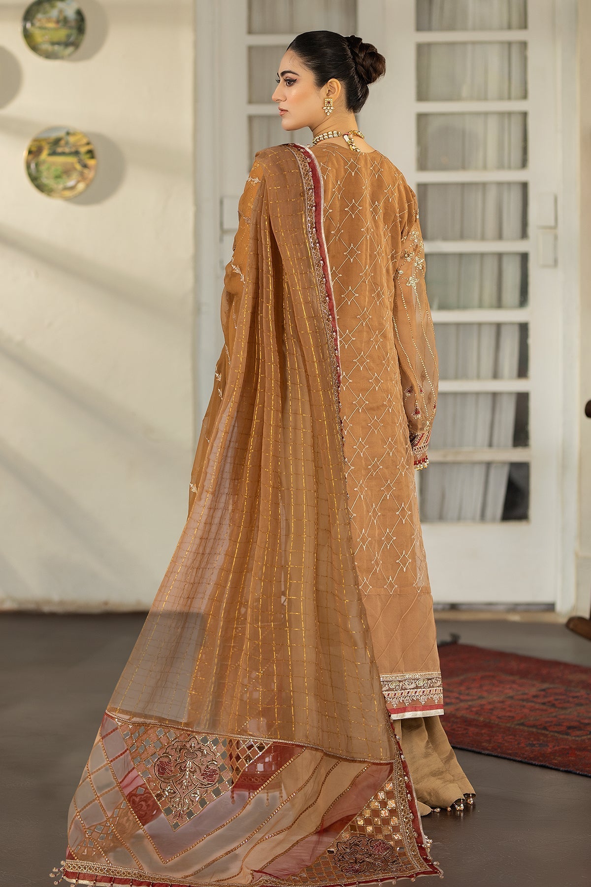 Raeesa Premium | Dehleez Formals | DL-1025 Tarz -E- Zameen - Official Raeesa Premium stockist in UK - Sakeena London