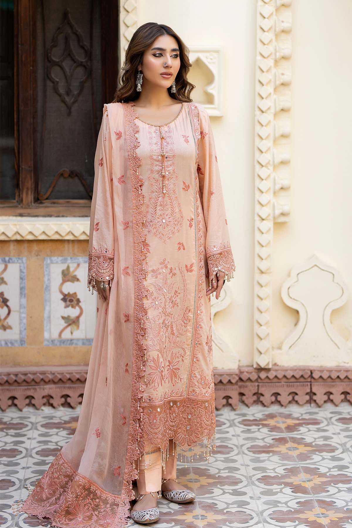 Raeesa Premium | Pankh Luxury Lawn | P -06 - Official Raeesa Premium stockist in UK - Sakeena London