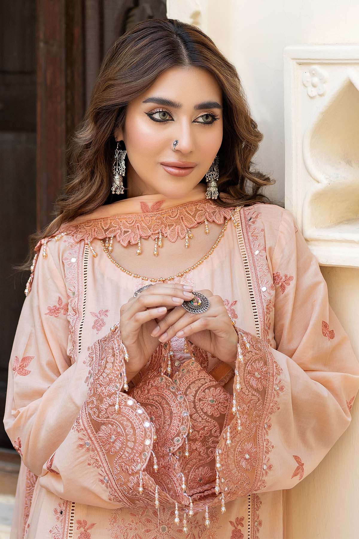 Raeesa Premium | Pankh Luxury Lawn | P -06 - Official Raeesa Premium stockist in UK - Sakeena London