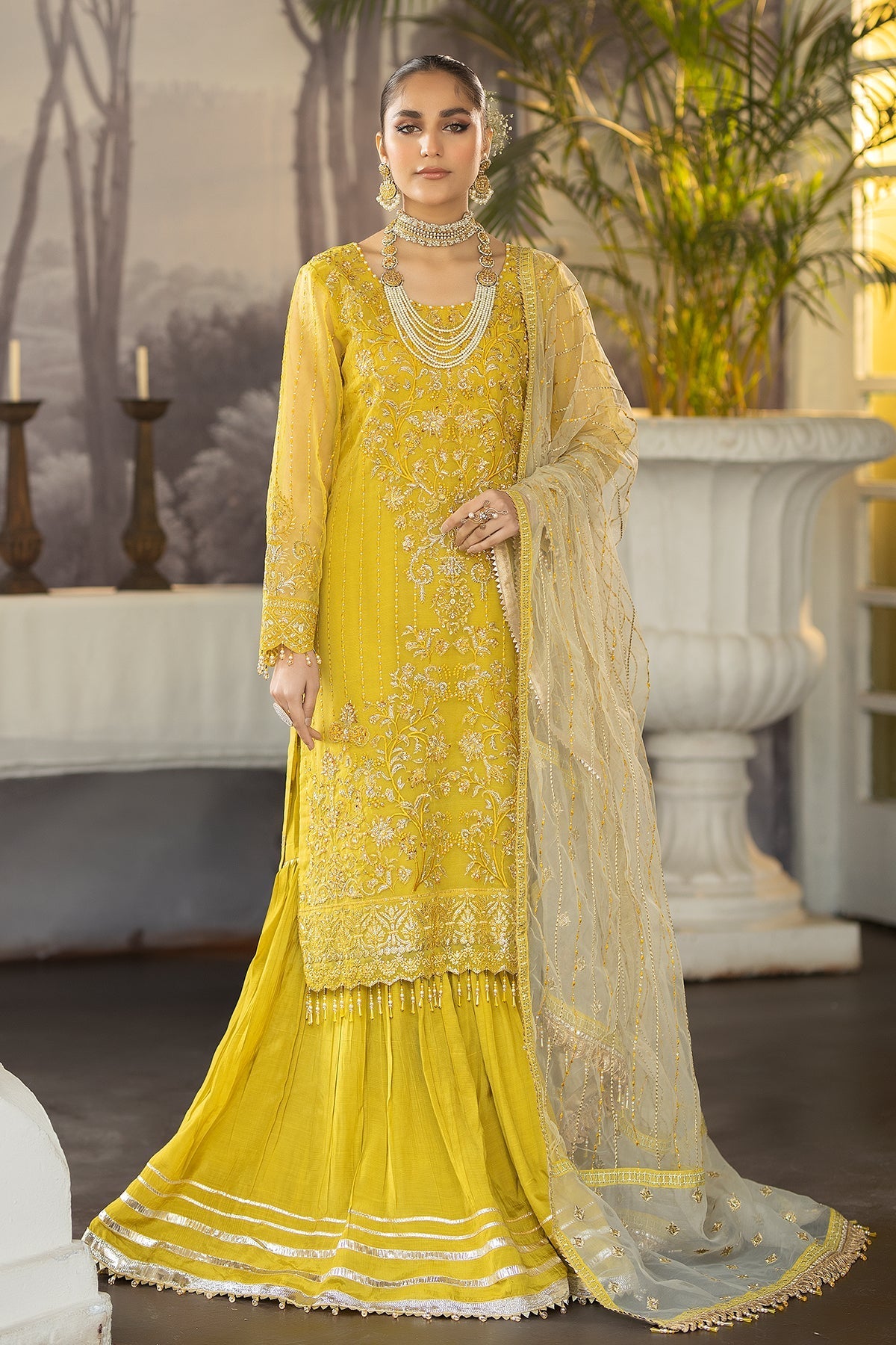 Raeesa Premium | Dehleez Formals | DL-1026 Mehfil-E-Aab - Official Raeesa Premium stockist in UK - Sakeena London