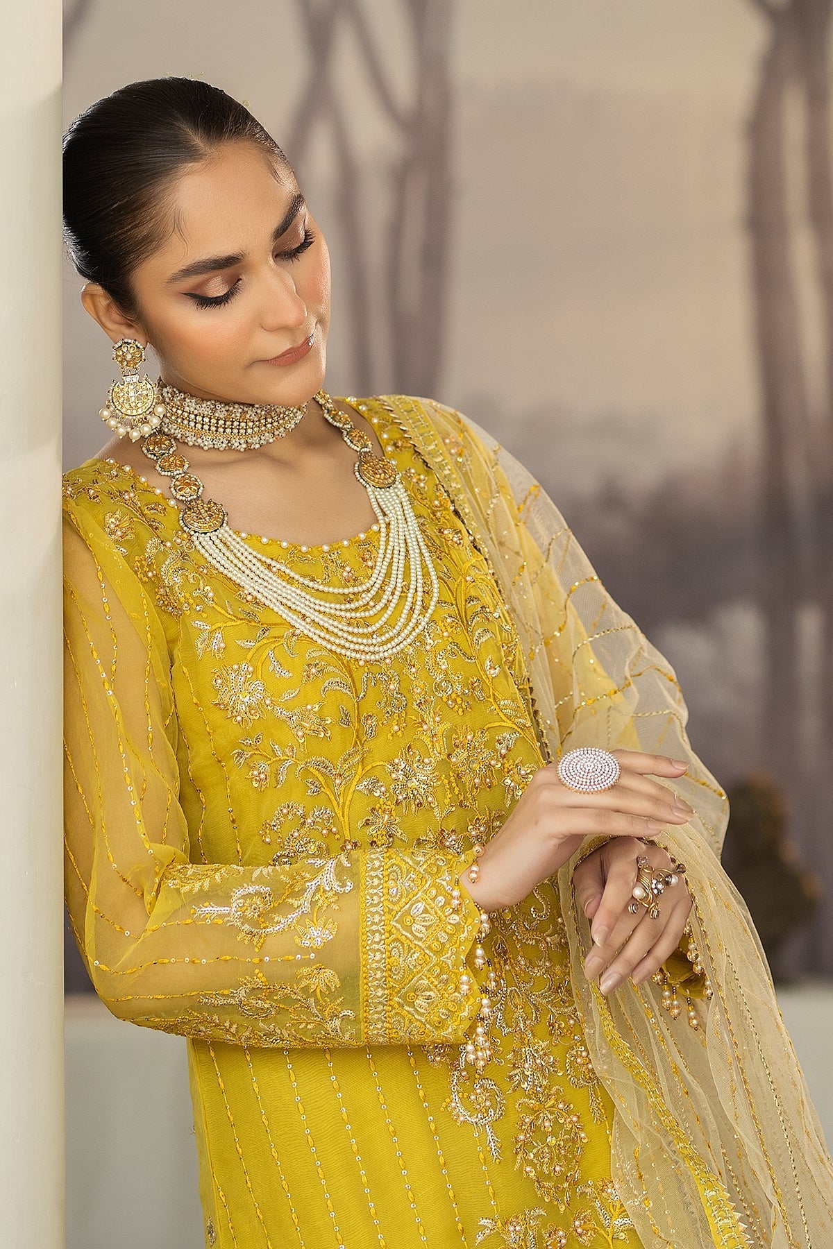 Raeesa Premium | Dehleez Formals | DL-1026 Mehfil-E-Aab - Official Raeesa Premium stockist in UK - Sakeena London