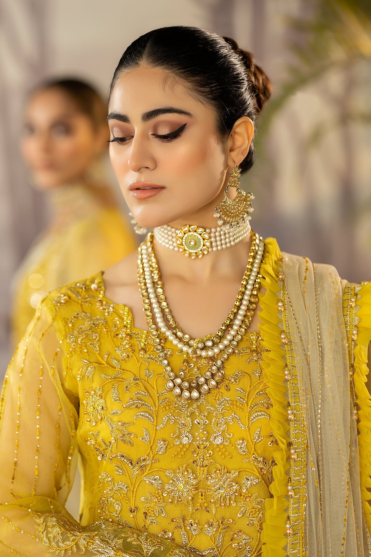 Raeesa Premium | Dehleez Formals | DL-1026 Mehfil-E-Aab - Official Raeesa Premium stockist in UK - Sakeena London
