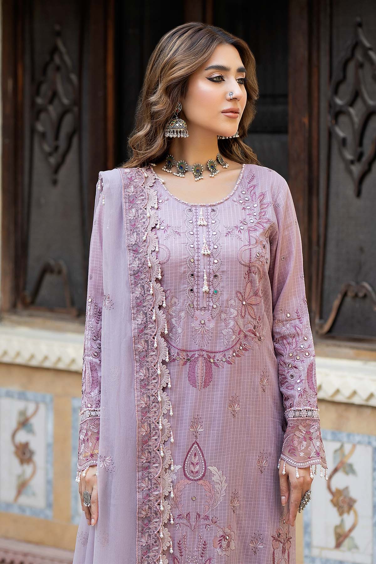 Raeesa Premium | Pankh Luxury Lawn | P -07 - Official Raeesa Premium stockist in UK - Sakeena London