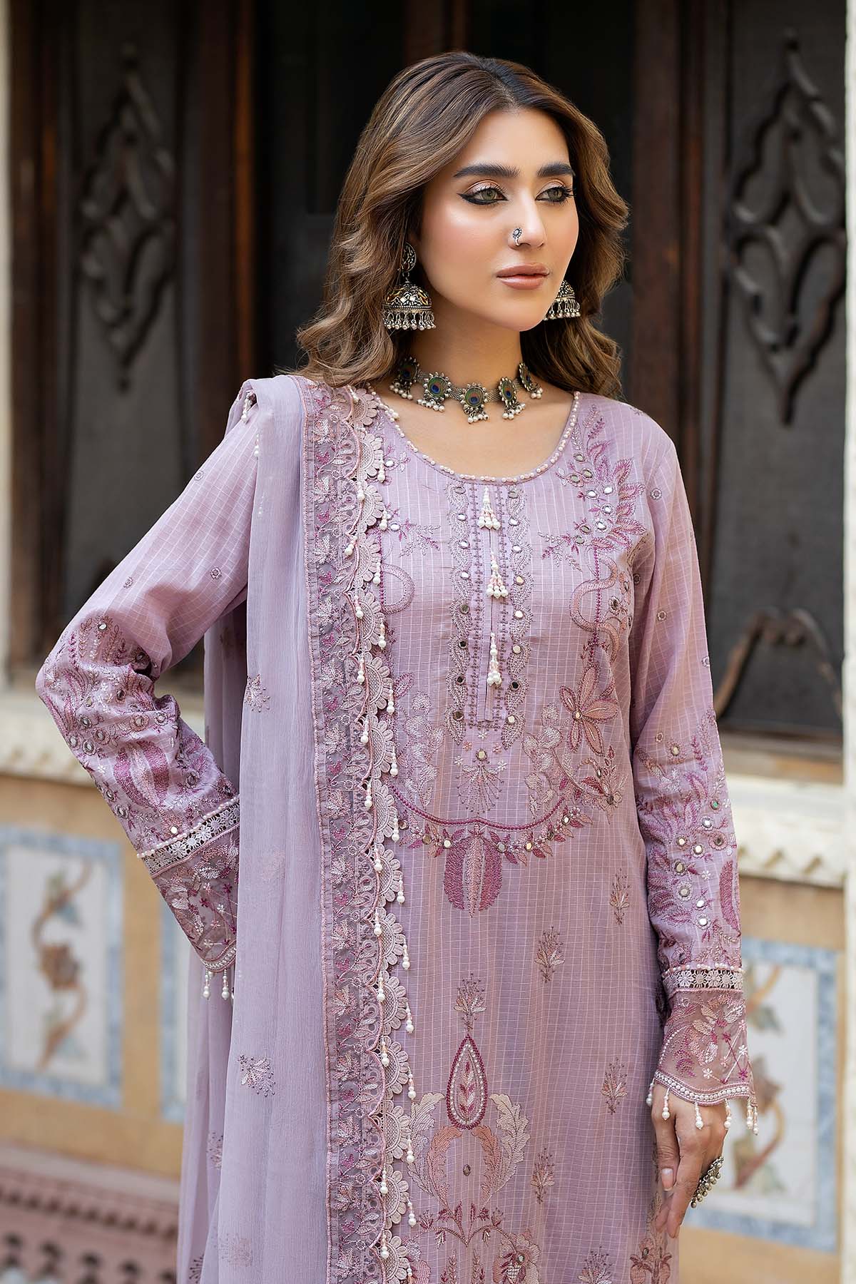 Raeesa Premium | Pankh Luxury Lawn | P -07 - Official Raeesa Premium stockist in UK - Sakeena London