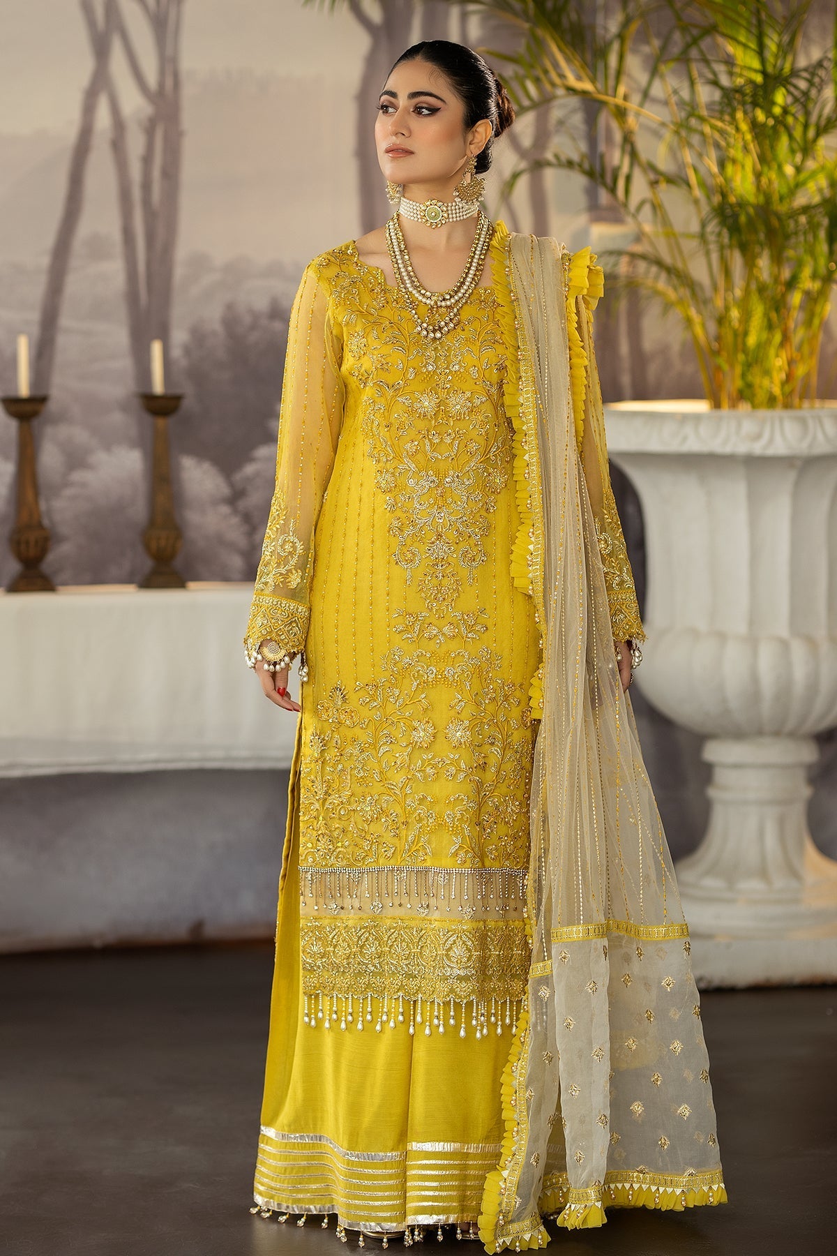 Raeesa Premium | Dehleez Formals | DL-1026 Mehfil-E-Aab - Official Raeesa Premium stockist in UK - Sakeena London