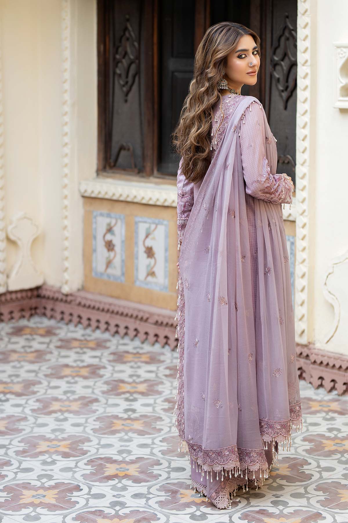 Raeesa Premium | Pankh Luxury Lawn | P -07 - Official Raeesa Premium stockist in UK - Sakeena London