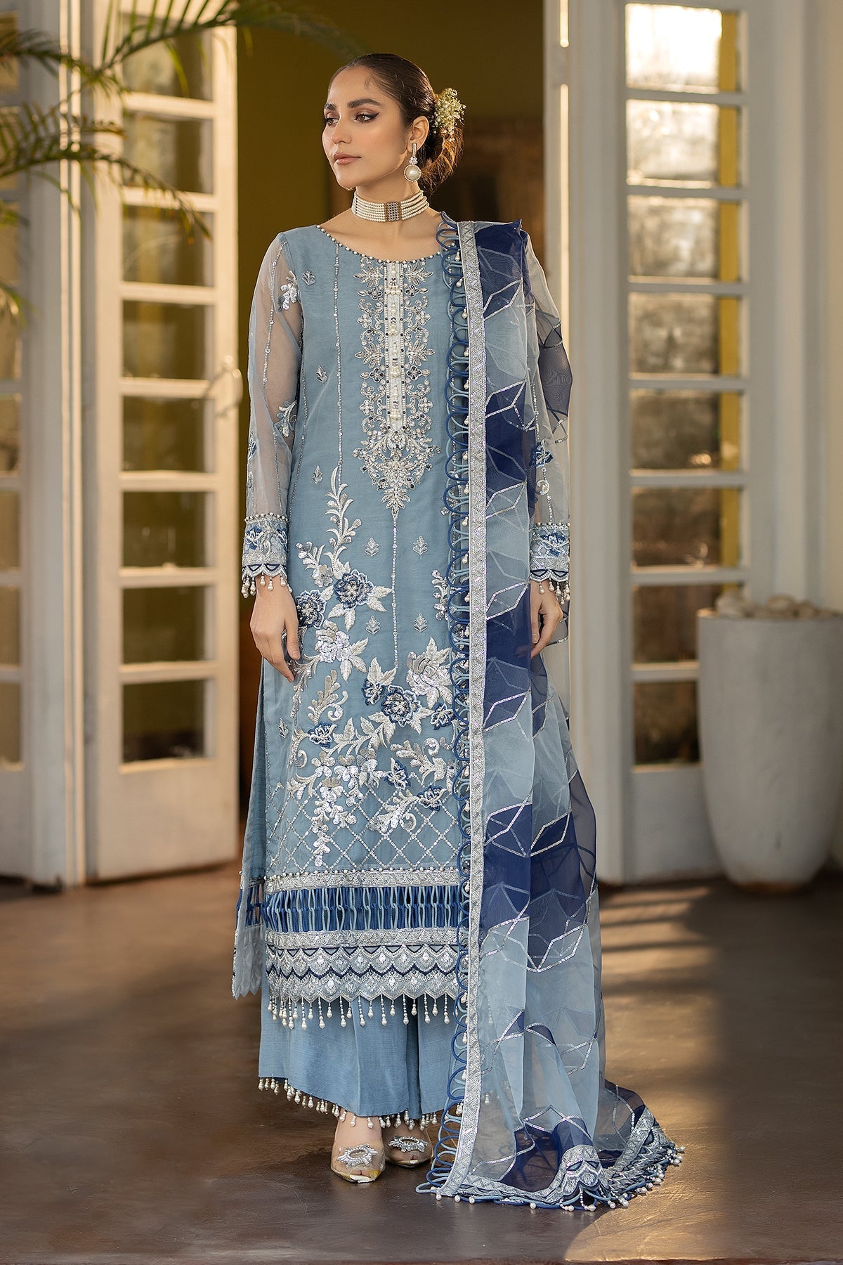 Raeesa Premium | Dehleez Formals | DL-1028 Khayali - Official Raeesa Premium stockist in UK - Sakeena London