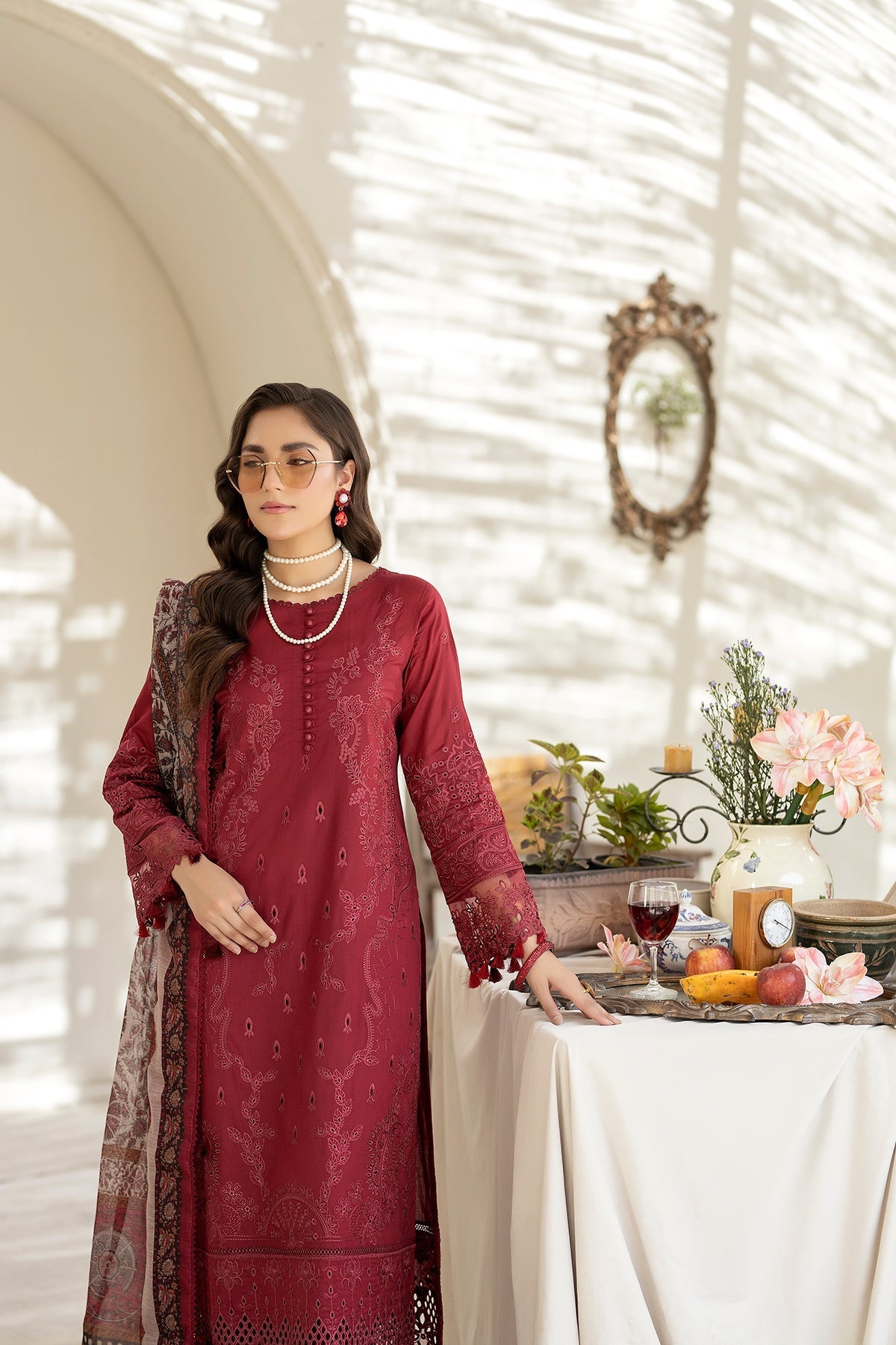 House of Nawab | Zora Luxury Lawn 24 | FAHM - Official House of Nawab stockist in UK - Sakeena London