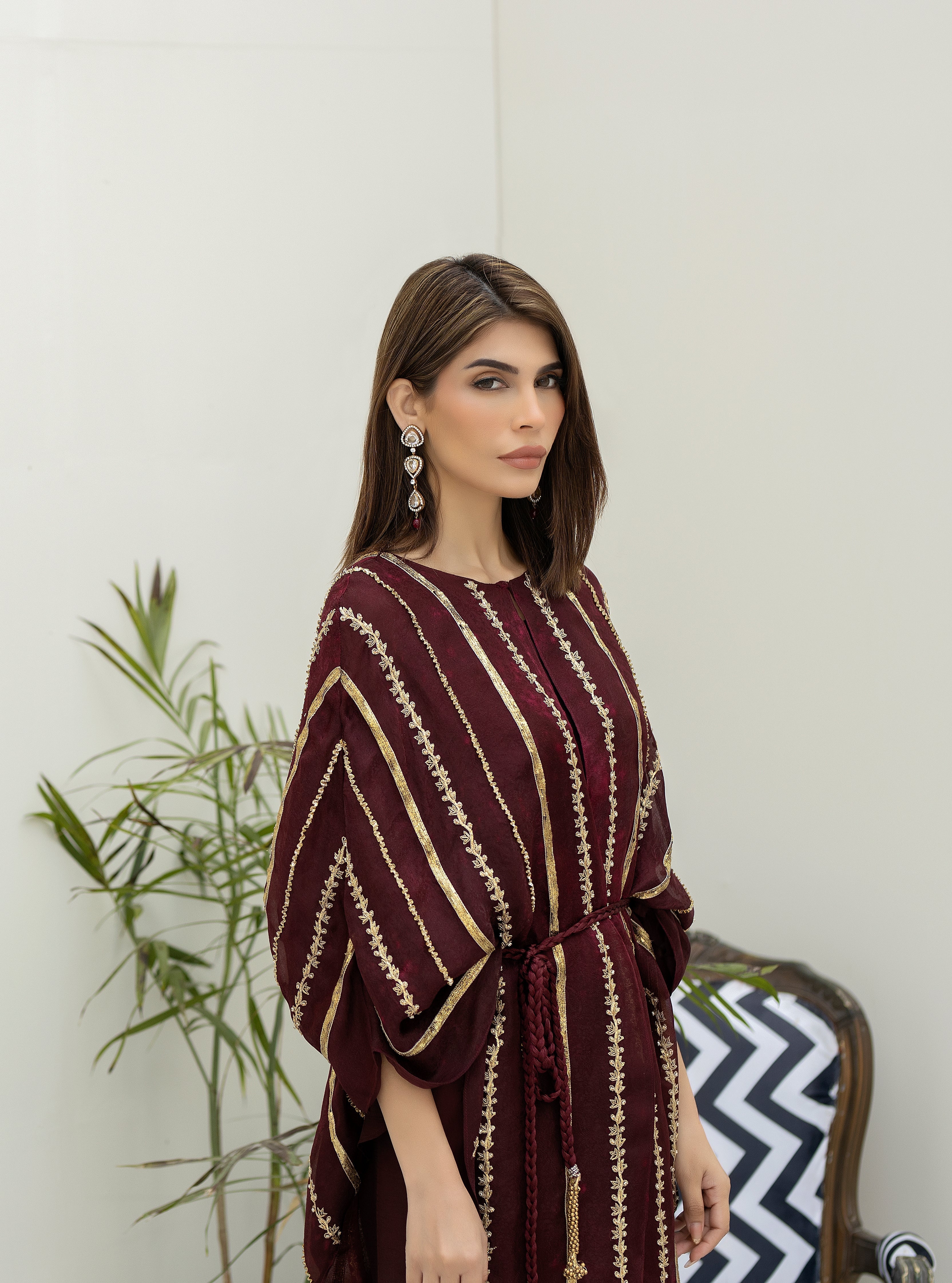 Purple haze Pret Studio | Noubahar Luxury Formals | Burgundy Love - Official Purple Haze stockist in UK - Sakeena London