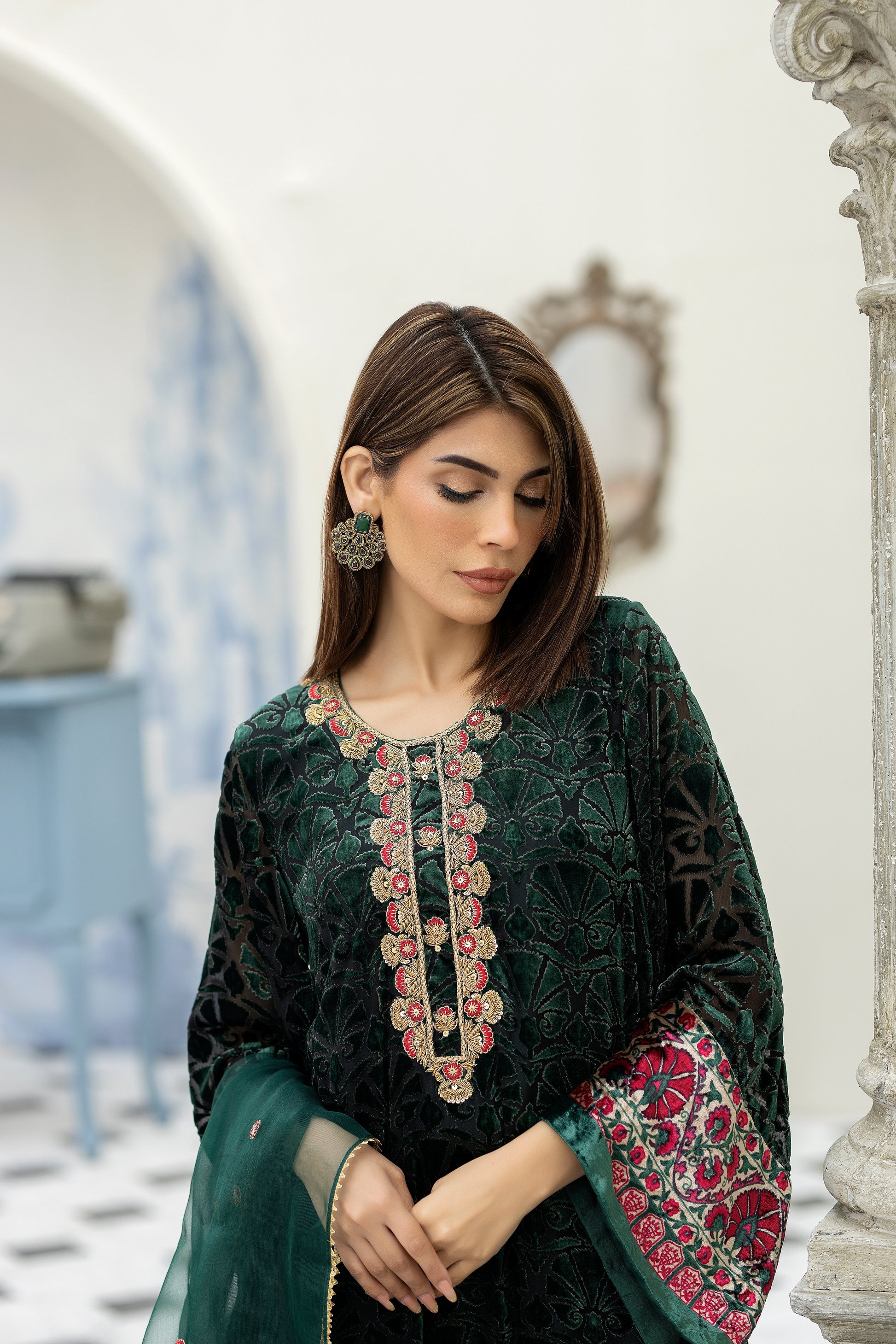 Purple haze Pret Studio | Noubahar Luxury Formals | Moss Plush - Official Purple Haze stockist in UK - Sakeena London