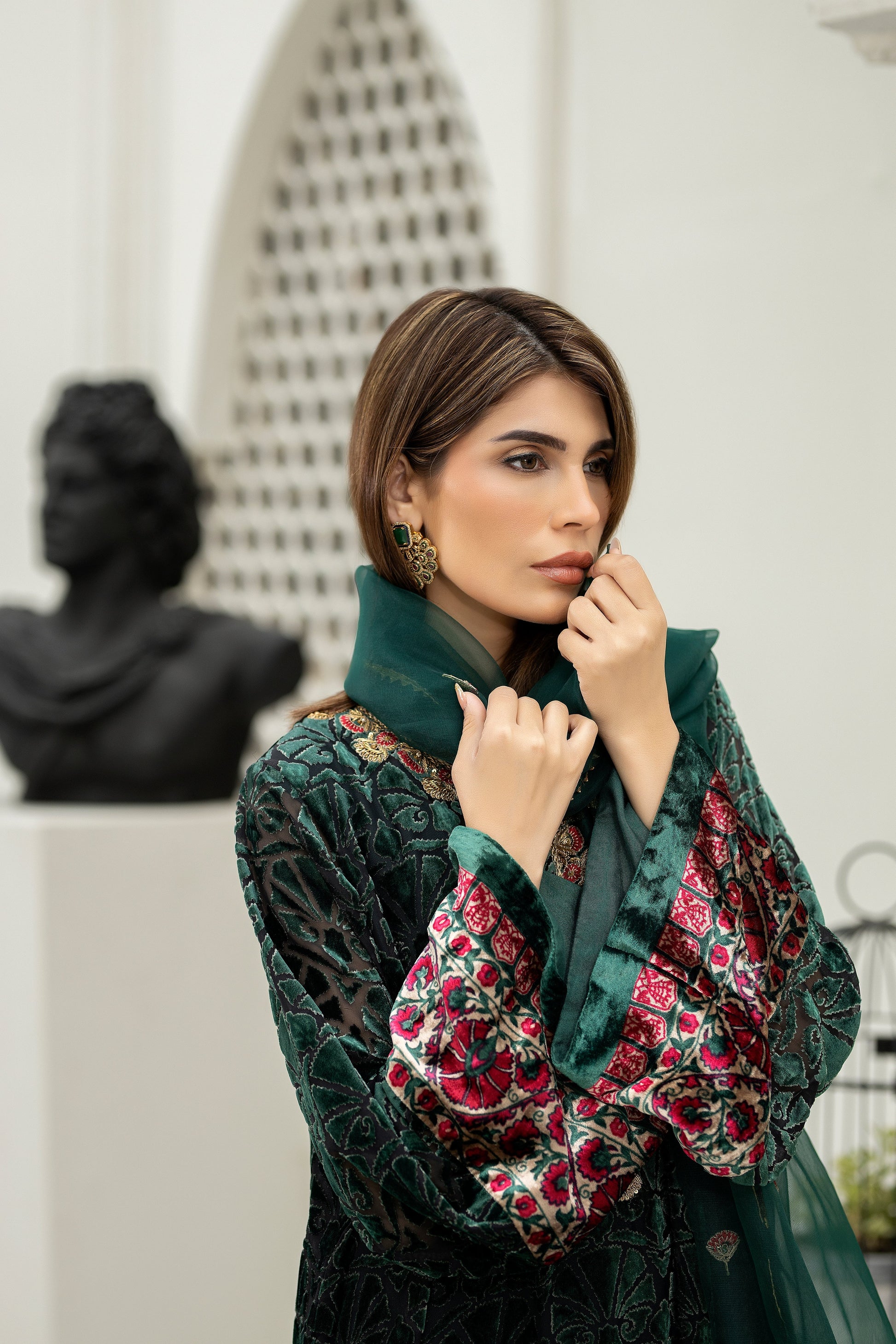 Purple haze Pret Studio | Noubahar Luxury Formals | Moss Plush - Official Purple Haze stockist in UK - Sakeena London