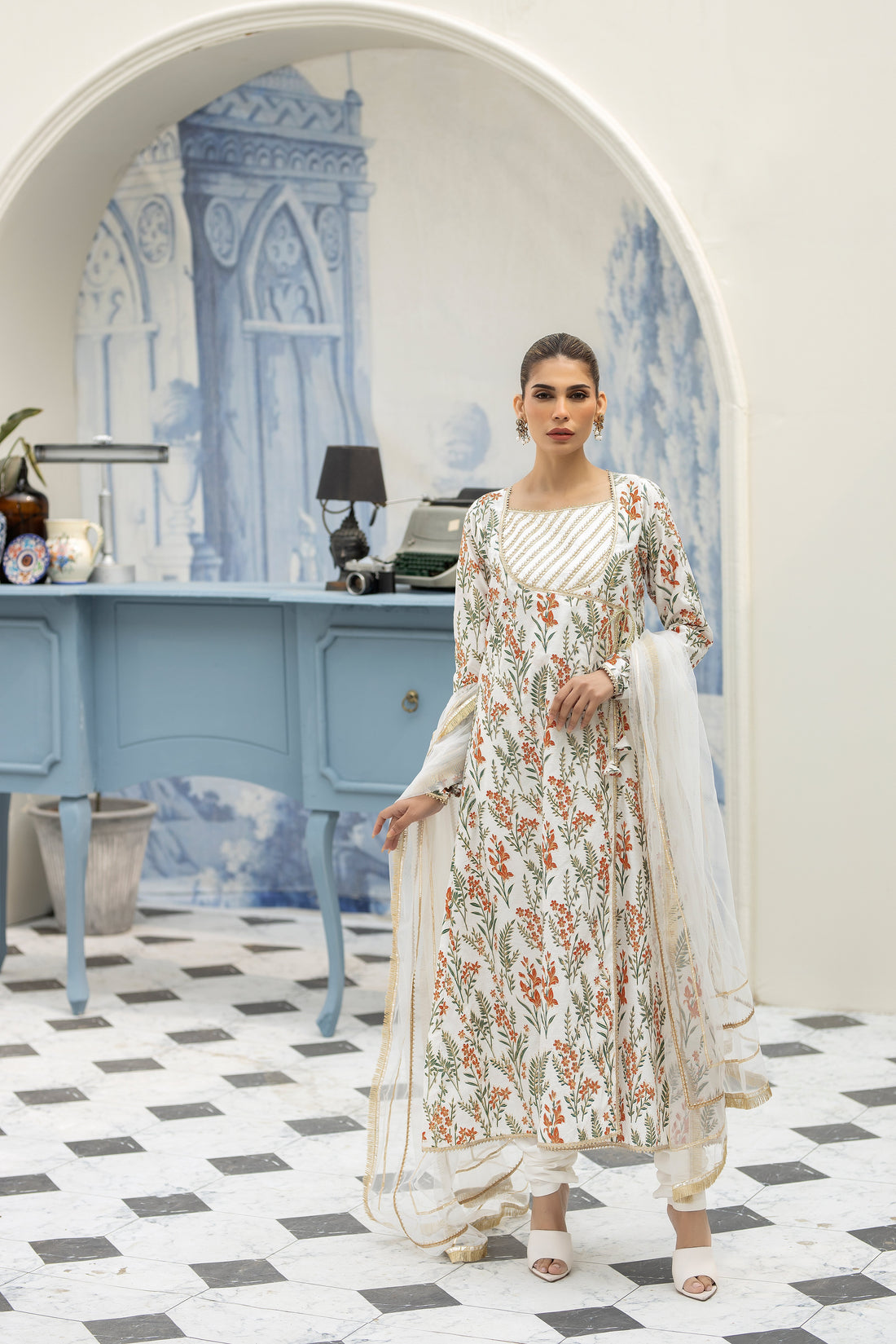 Purple haze Pret Studio | Noubahar Luxury Formals | Floral Anrakha - Official Purple Haze stockist in UK - Sakeena London