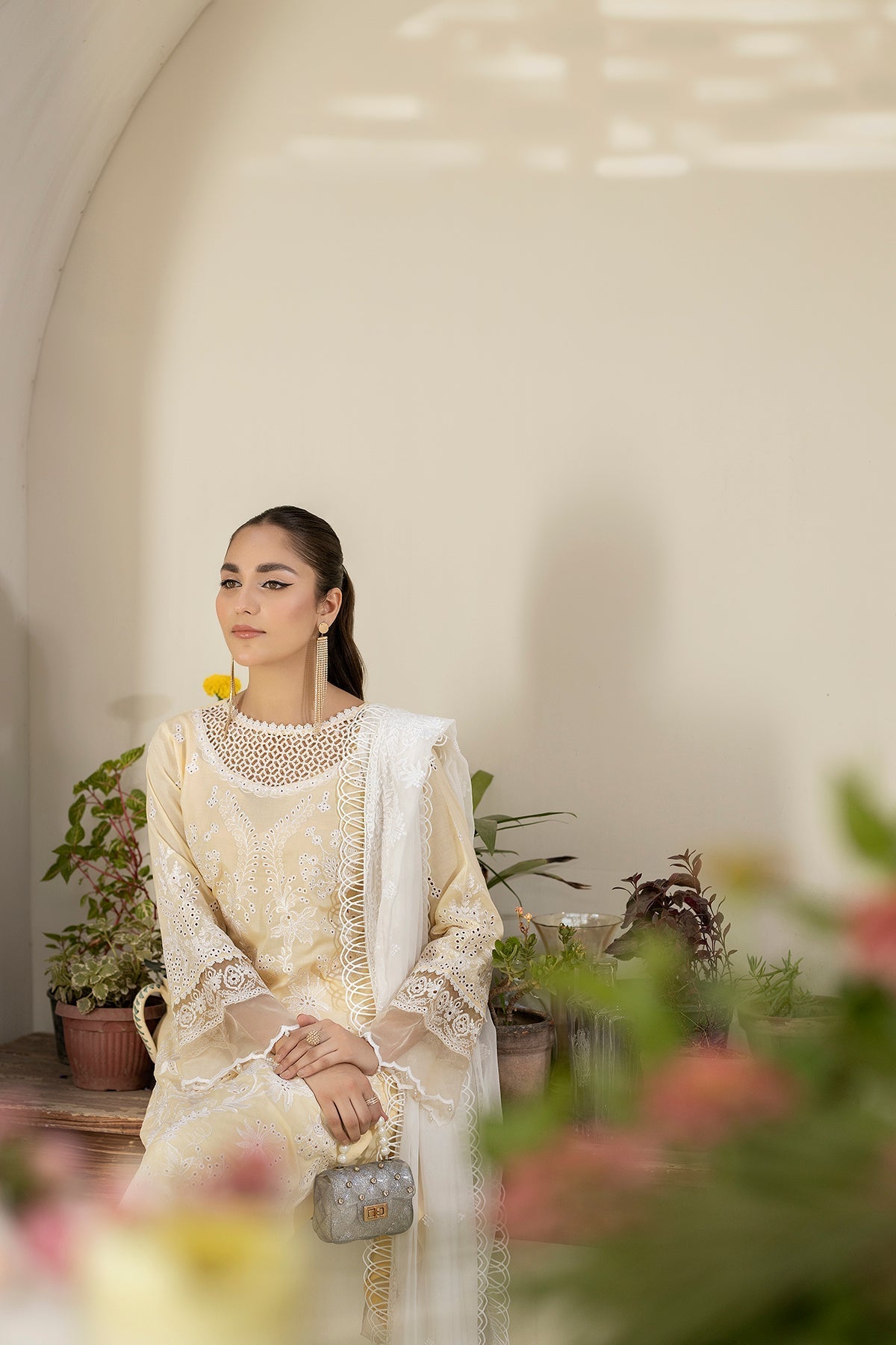 House of Nawab | Zora Luxury Lawn 24 | SAADAT - Official House of Nawab stockist in UK - Sakeena London