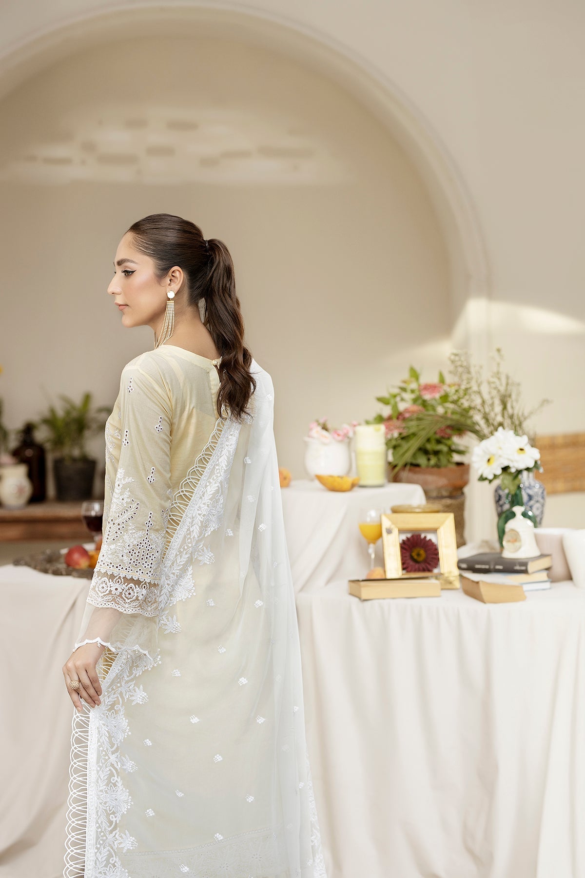 House of Nawab | Zora Luxury Lawn 24 | SAADAT - Official House of Nawab stockist in UK - Sakeena London
