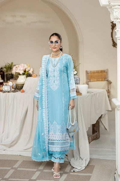 House of Nawab | Zora Luxury Lawn 24 | QAILAH - Official House of Nawab stockist in UK - Sakeena London