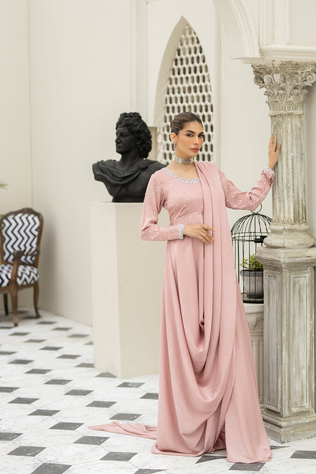 Purple haze Pret Studio | Noubahar Luxury Formals | Misty Rose - Official Purple Haze stockist in UK - Sakeena London