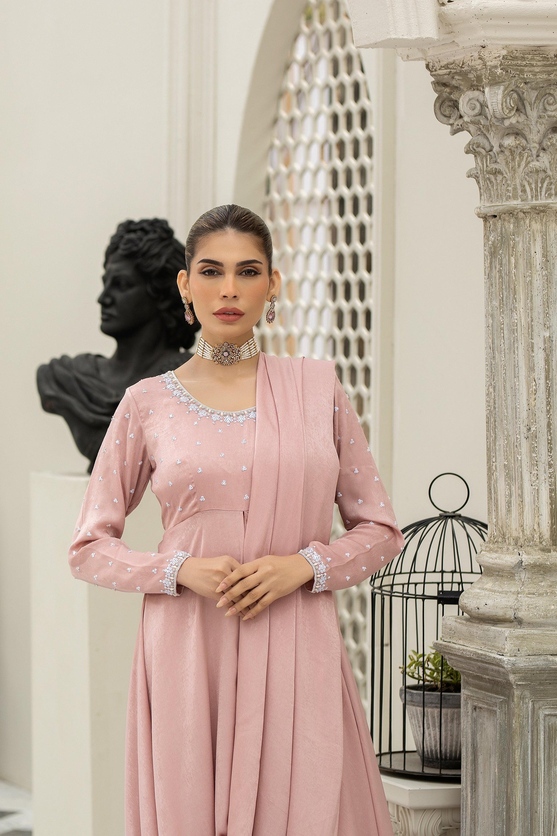 Purple haze Pret Studio | Noubahar Luxury Formals | Misty Rose - Official Purple Haze stockist in UK - Sakeena London