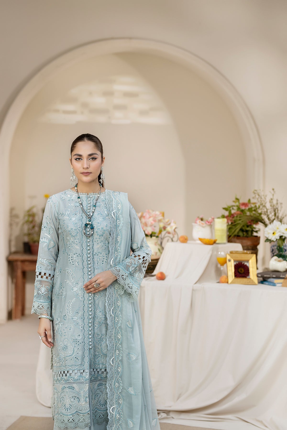 House of Nawab | Zora Luxury Lawn 24 | QAIS - Official House of Nawab stockist in UK - Sakeena London