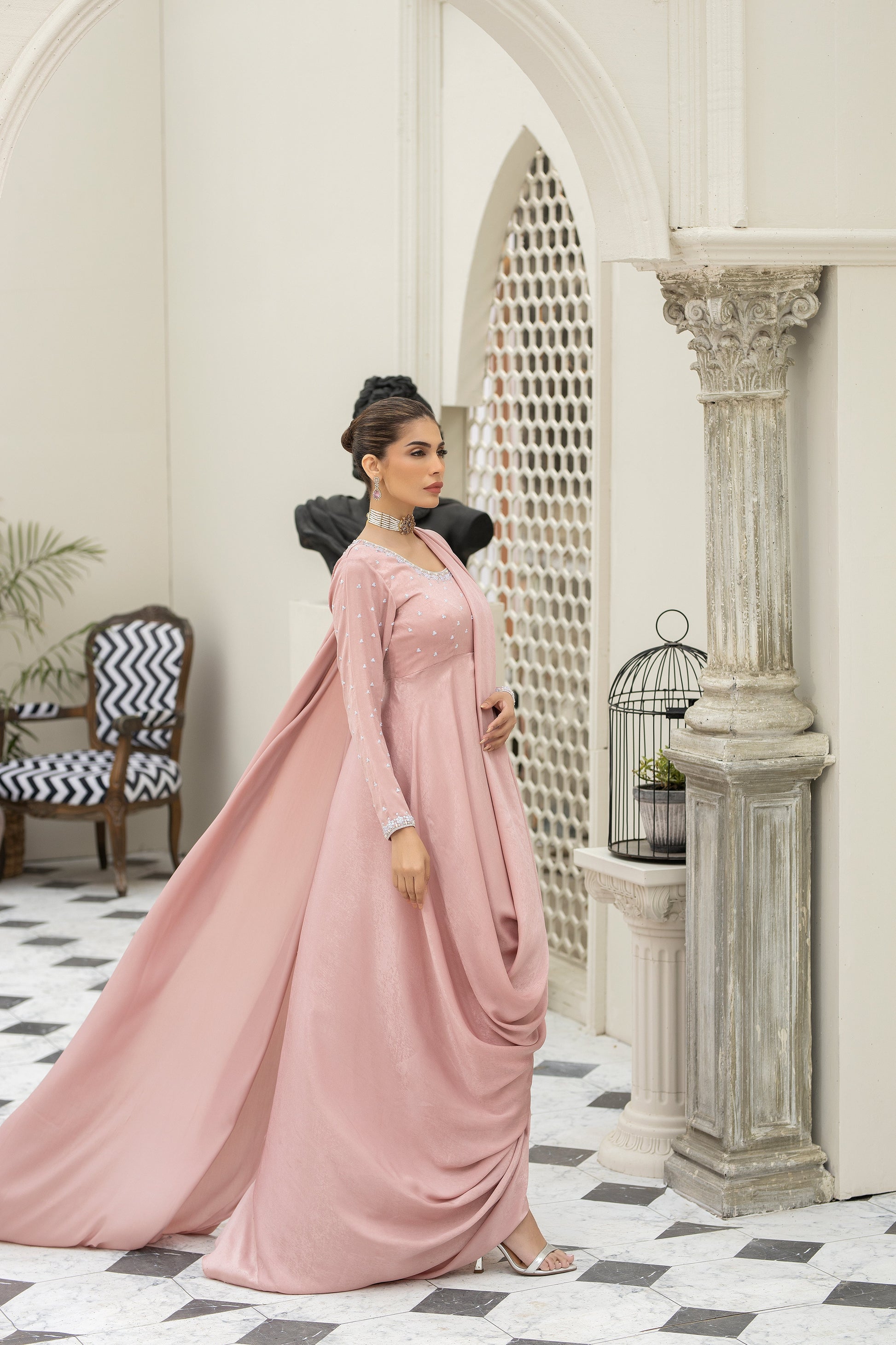 Purple haze Pret Studio | Noubahar Luxury Formals | Misty Rose - Official Purple Haze stockist in UK - Sakeena London