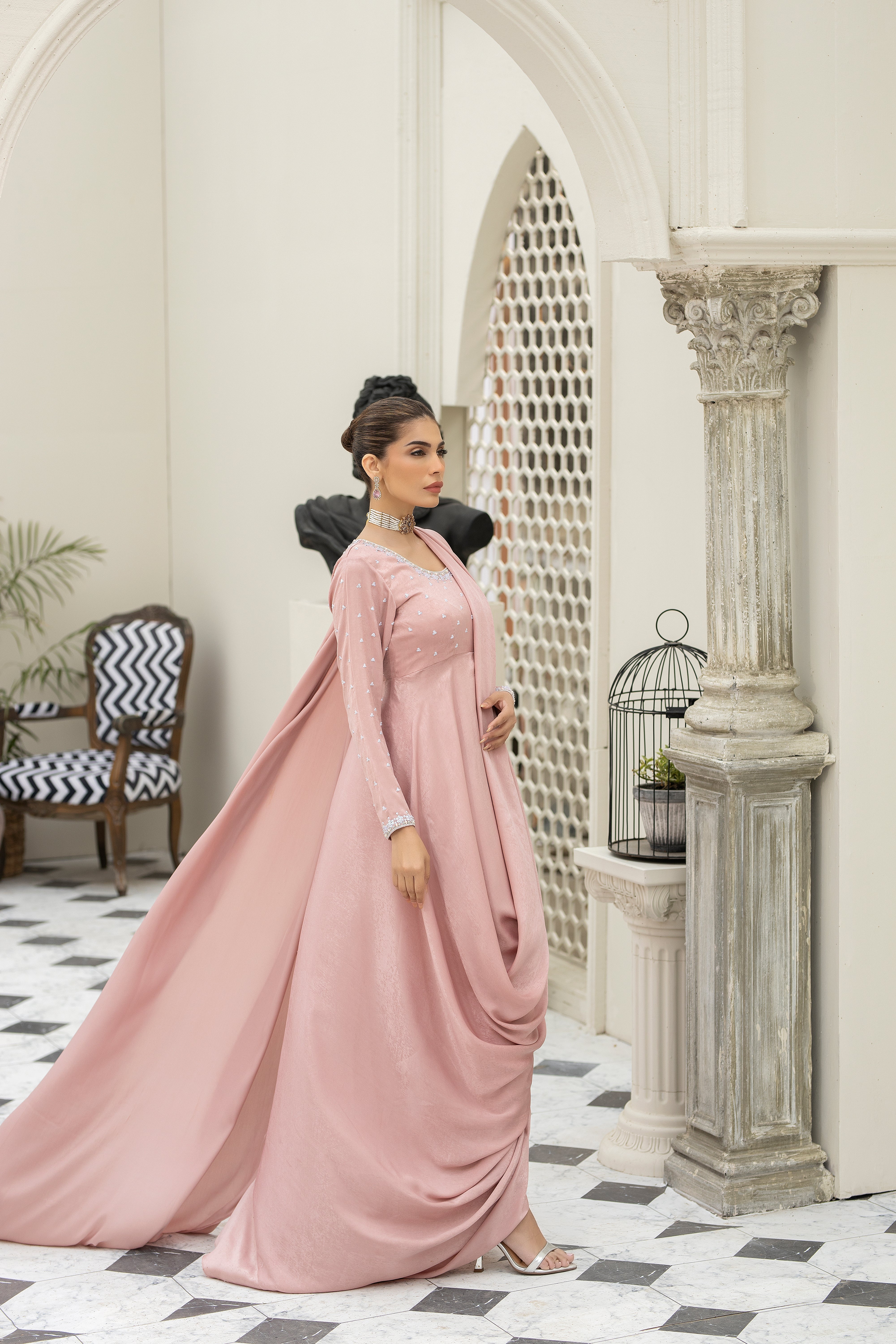 Purple haze Pret Studio | Noubahar Luxury Formals | Misty Rose - Official Purple Haze stockist in UK - Sakeena London