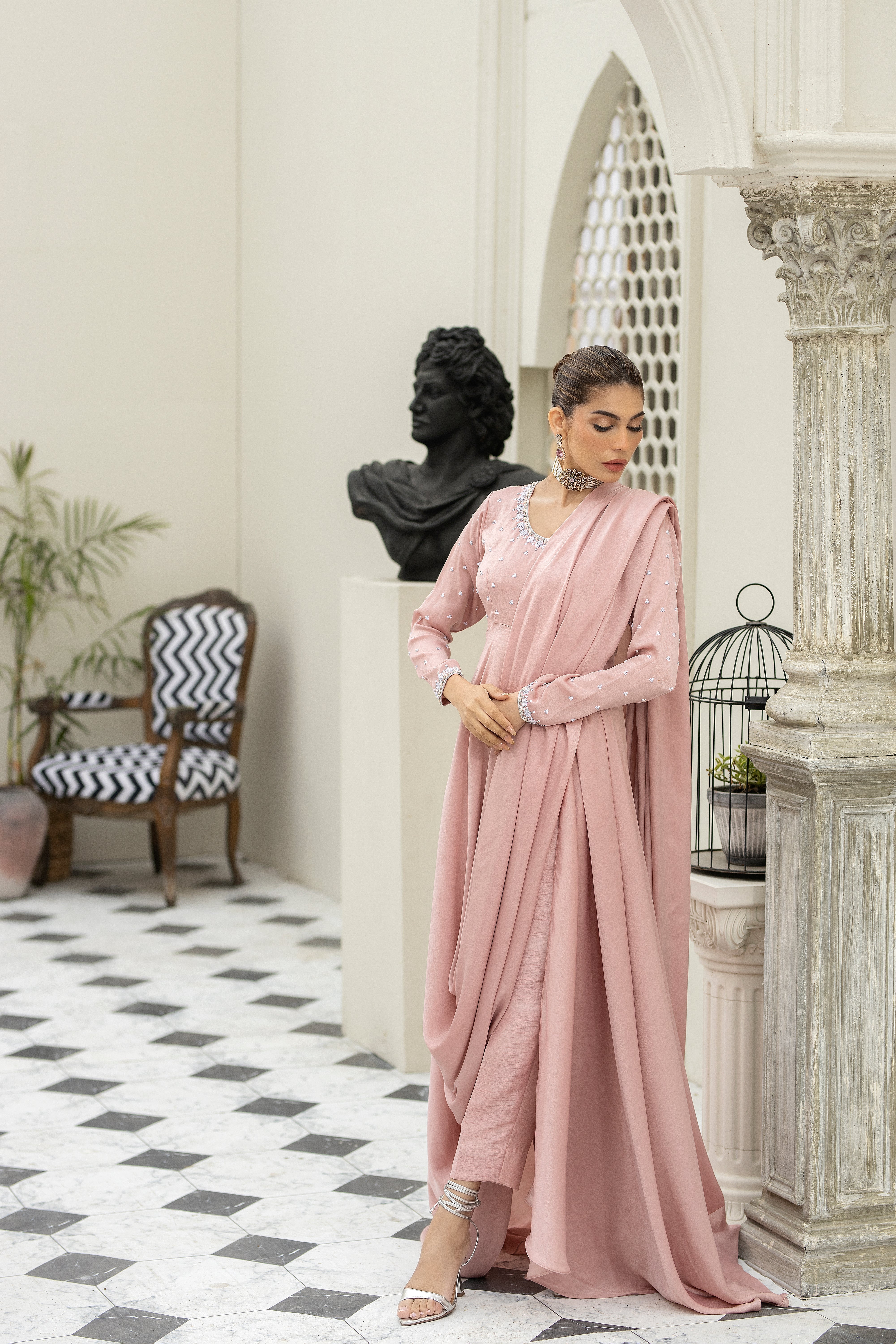 Purple haze Pret Studio | Noubahar Luxury Formals | Misty Rose - Official Purple Haze stockist in UK - Sakeena London